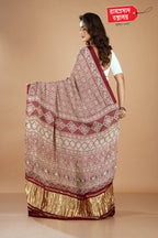 BROWN MODAL SAREE