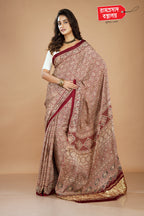 BROWN MODAL SAREE