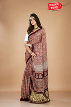 BROWN MODAL SAREE