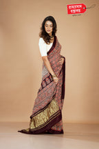 BROWN MODAL SAREE