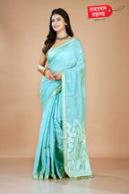 SKY BLUE KOSHA SILK SAREE
