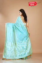 SKY BLUE KOSHA SILK SAREE
