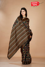 BLACK TUSSAR SAREE