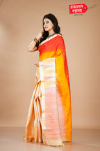 OFF WHITE ARNI SILK SAREE