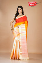 OFF WHITE ARNI SILK SAREE