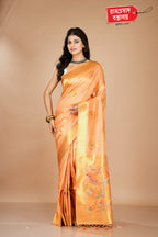 ORANGE KOSHA TUSSAR SAREE