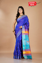 BLUE KALAKHETRA SAREE