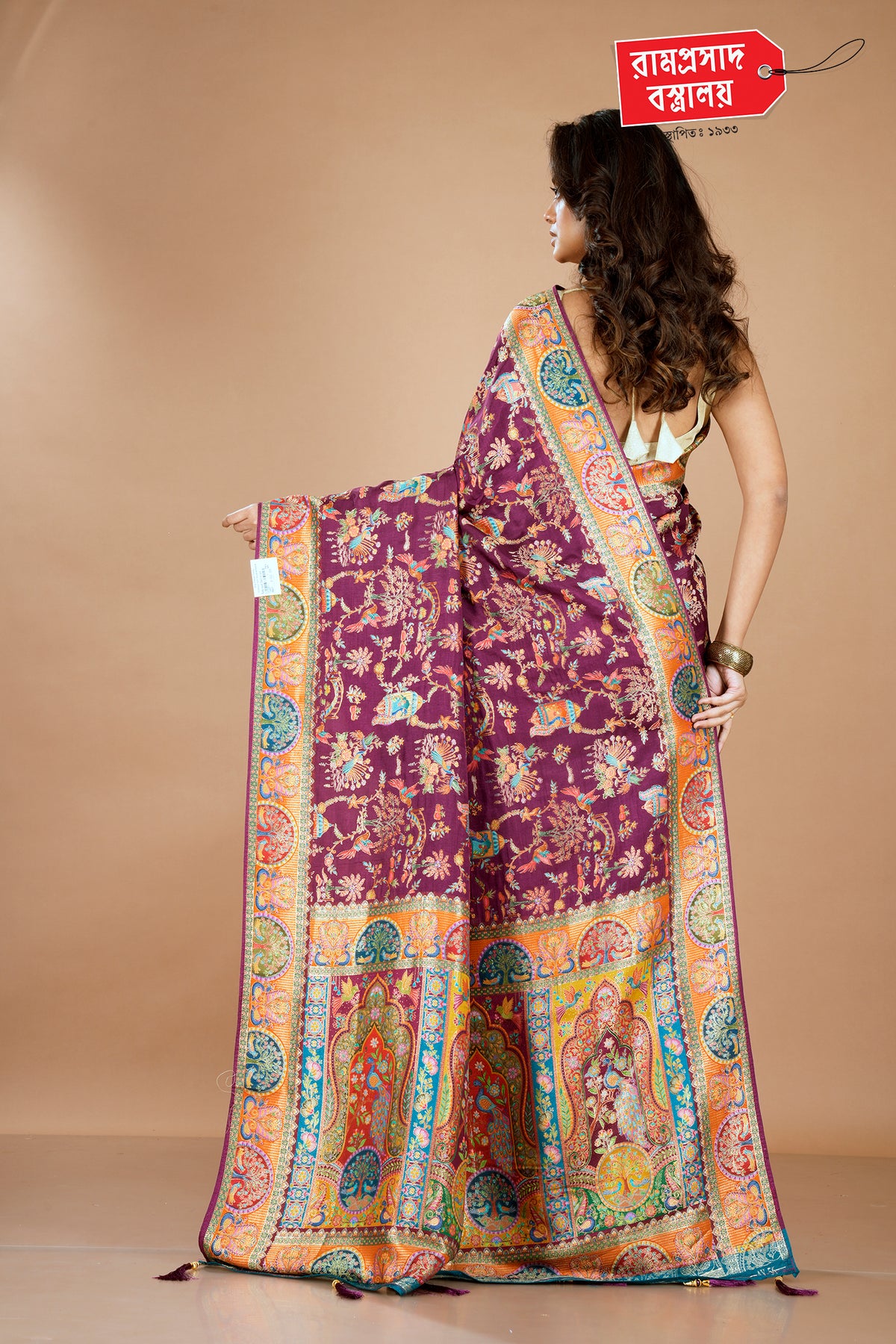 BROWN KARNI SILK SAREE