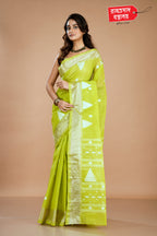 YELLOW TAANT SAREE