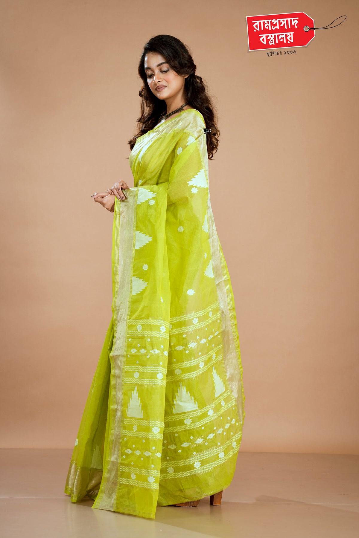 YELLOW TAANT SAREE