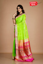 GREEN COIMBATORE SILK SAREE