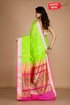 GREEN COIMBATORE SILK SAREE