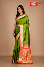 MEHNDI GREEN COIMBATORE SILK SAREE