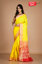 YELLOW COIMBATORE SILK SAREE