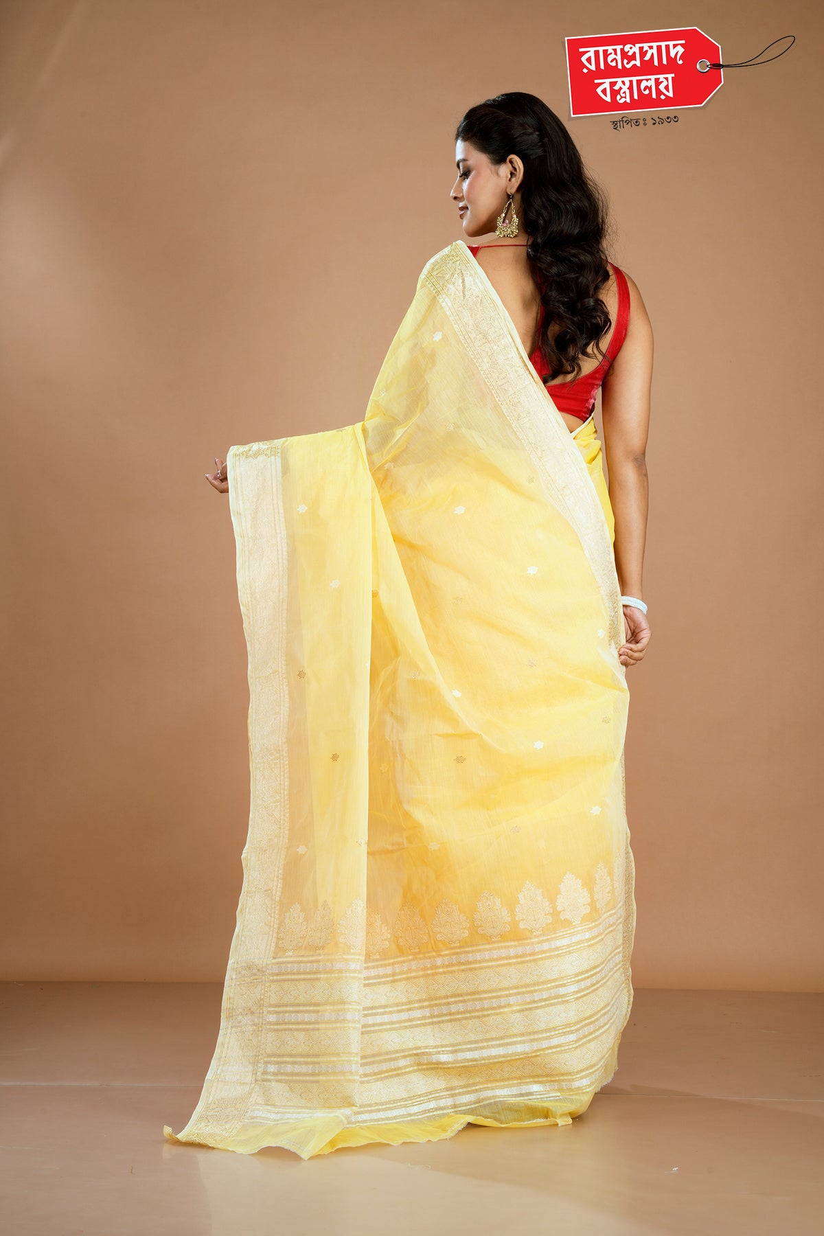 YELLOW TAANT SAREE