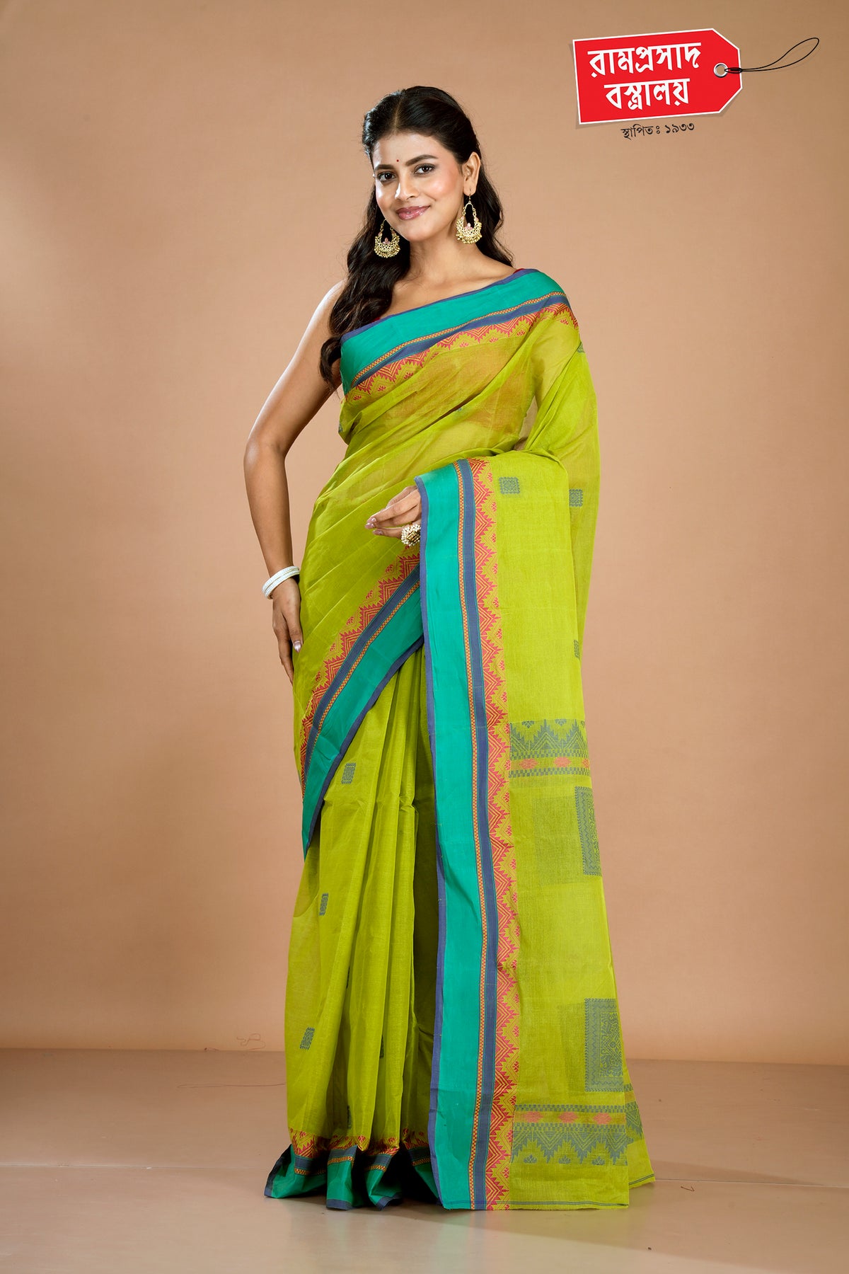 GREEN TAANT SAREE SAREE
