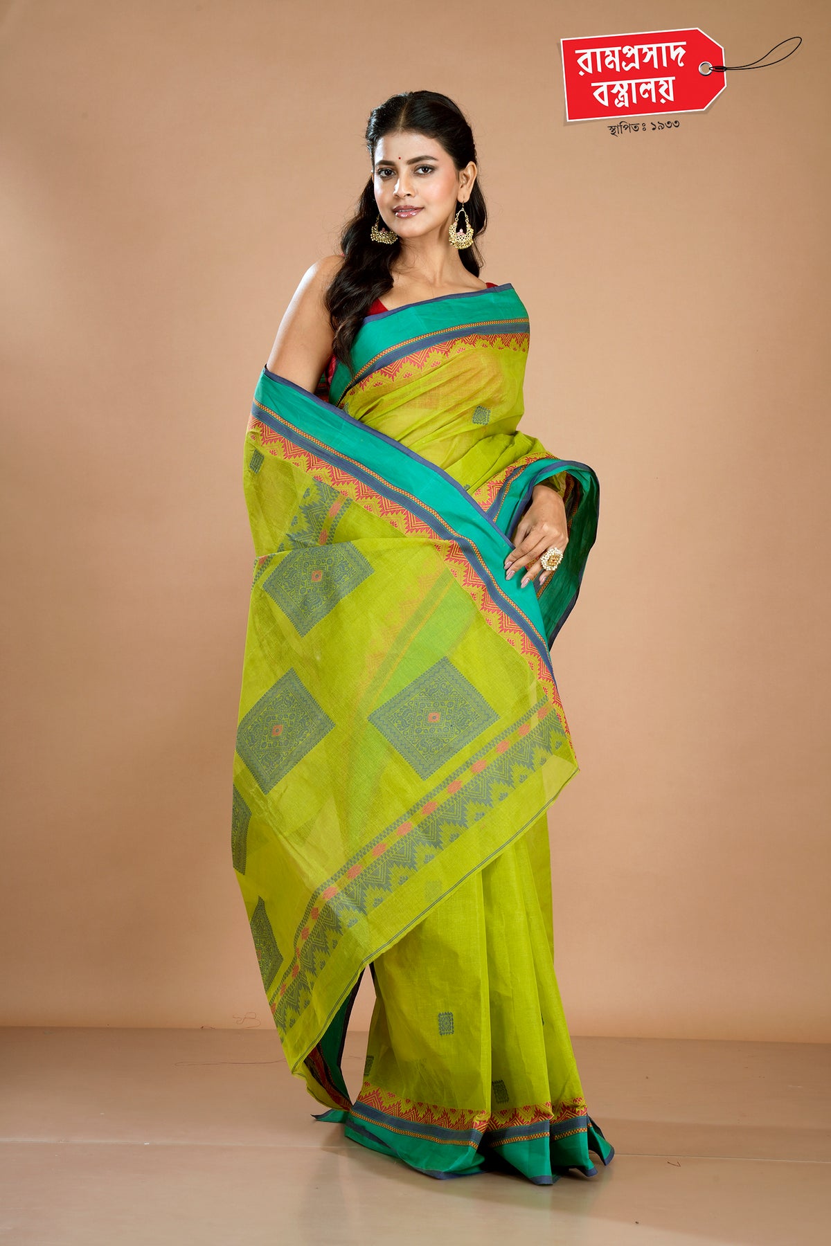 GREEN TAANT SAREE SAREE