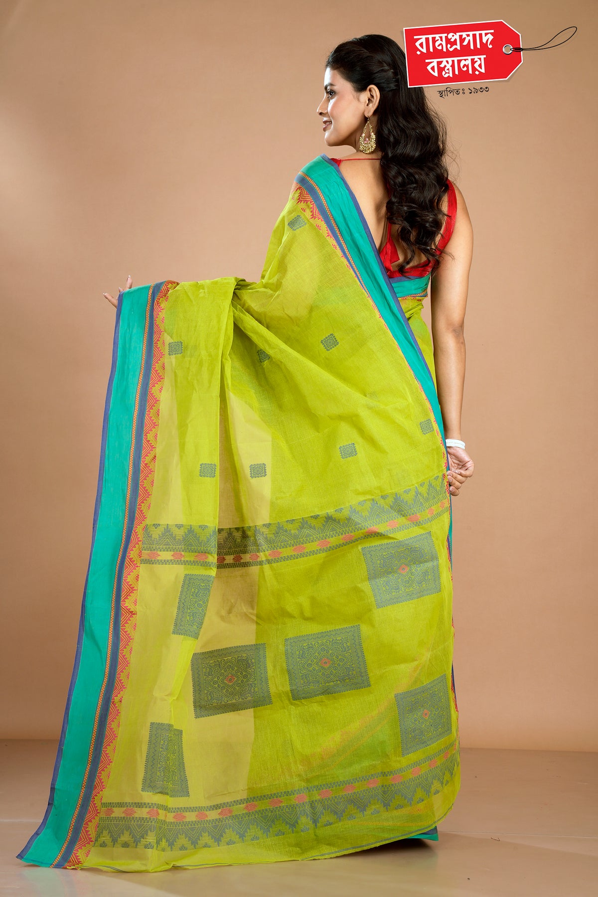 GREEN TAANT SAREE SAREE