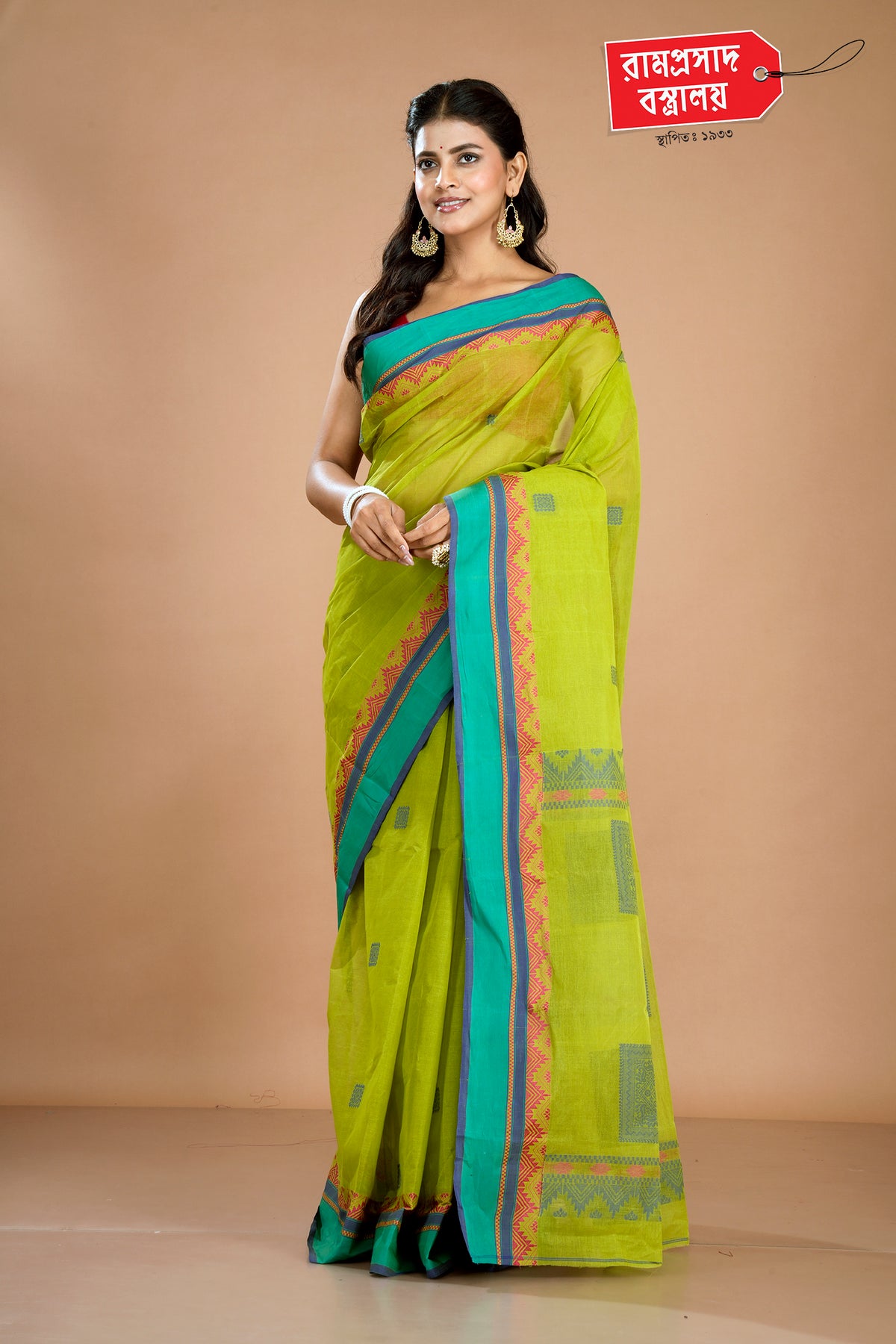 GREEN TAANT SAREE SAREE