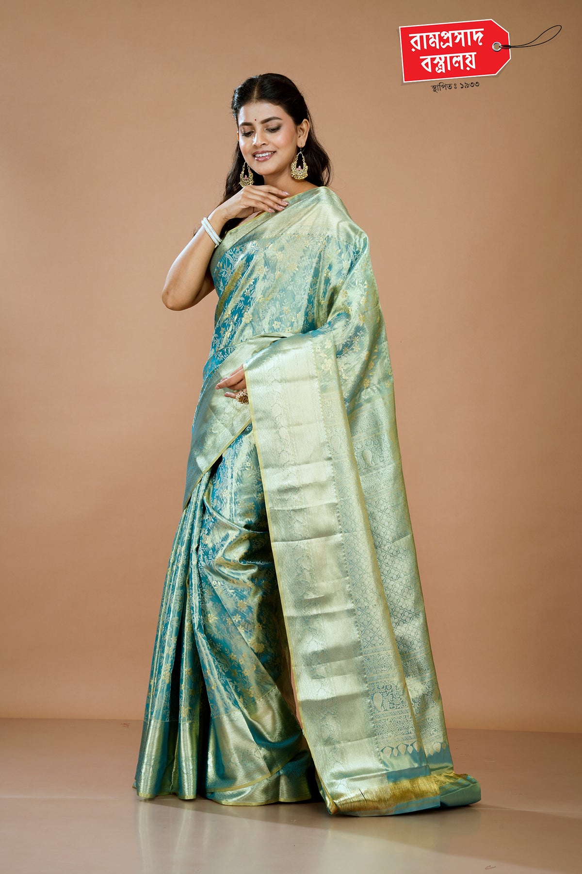 GREEN KANJIVARAM SAREE