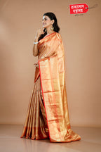 ORANGE TISSUE BROCADE SAREE