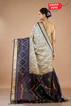 CHIKU AARNI SILK SAREE