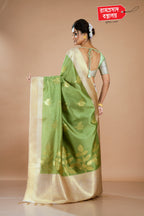 GREEN TUSSAR SAREE