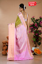 MUSTARD AARNI SILK SAREE