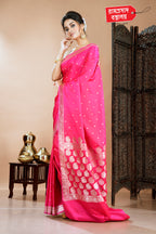 PINK MASHRU SILK SAREE