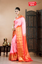 PINK GADWAL SAREE