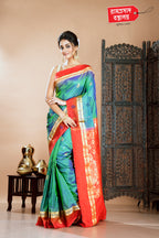 GREEN KANJIVARAM SAREE