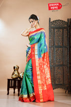 GREEN KANJIVARAM SAREE