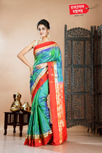 GREEN KANJIVARAM SAREE
