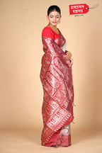 OFF WHITE ART SILK SAREE