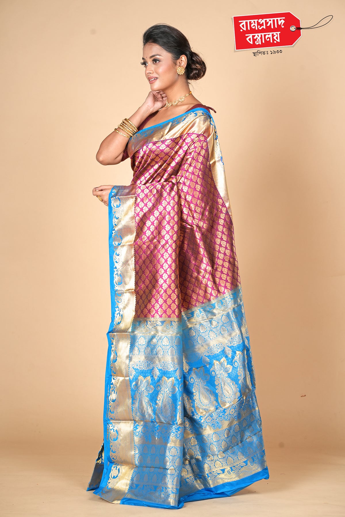 PURPLE KANJIVARAM SILK SAREE