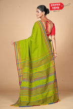 LIME GREEN KALA COTTON SAREE