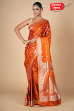MUSTARD SEMI KATAN SILK SAREE